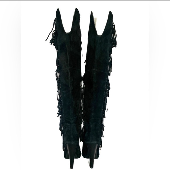 Steve Madden Maraka Fringe Tall Boots size 8 - Picture 2 of 13
